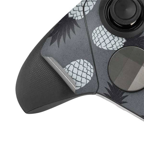 Black and White Pineapples Xbox Elite Wireless Controller Series 2 Skin