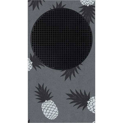 Black and White Pineapples Xbox Series S Skins