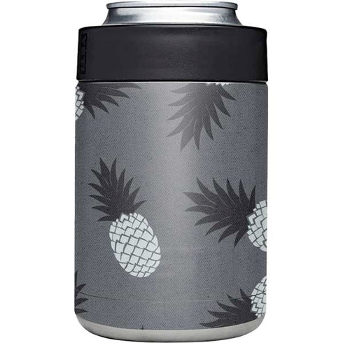 Black and White Pineapples Yeti Colster Can Insulator Skin