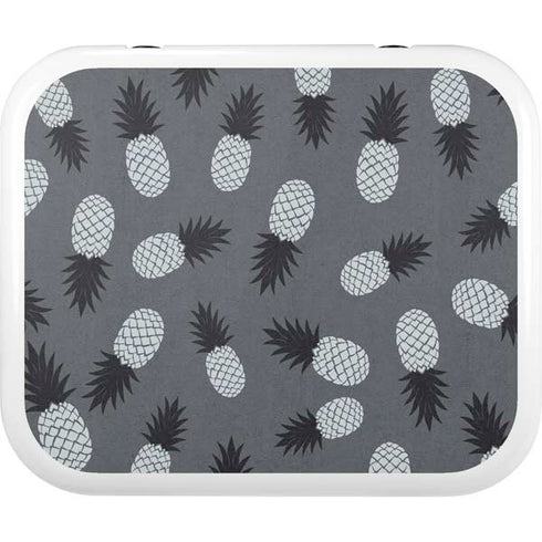 Black and White Pineapples YETI Roadie 24 Hard Cooler Skin
