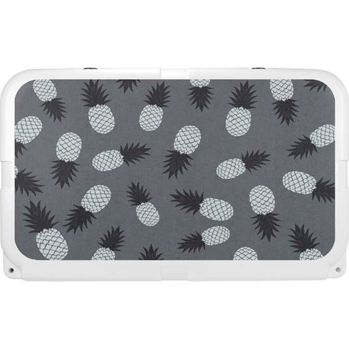 Black and White Pineapples YETI Tundra 45 Hard Cooler Skin