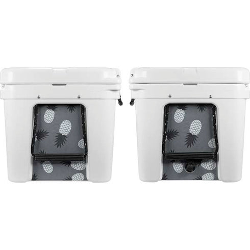 Black and White Pineapples YETI Tundra 65 Hard Cooler Skin