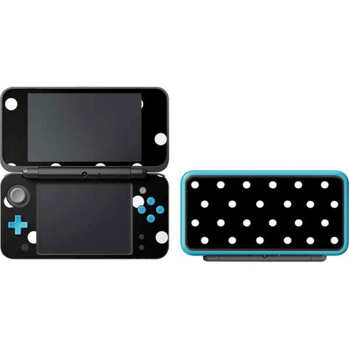 Black and White Polka Dots Nintendo 2DS XL (2017) Skin