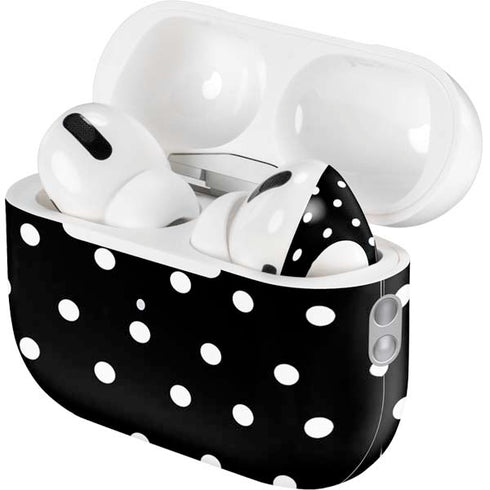 Black and White Polka Dots AirPods Pro 2nd Gen Skin