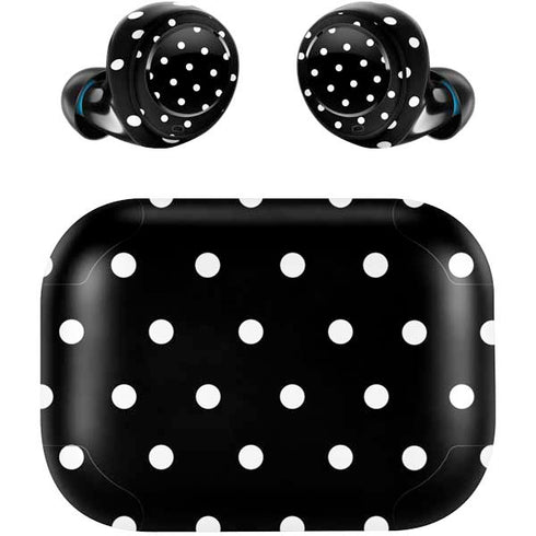 Black and White Polka Dots Amazon Echo Buds Skin