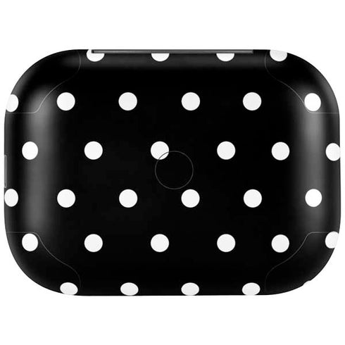 Black and White Polka Dots Amazon Echo Buds Skin