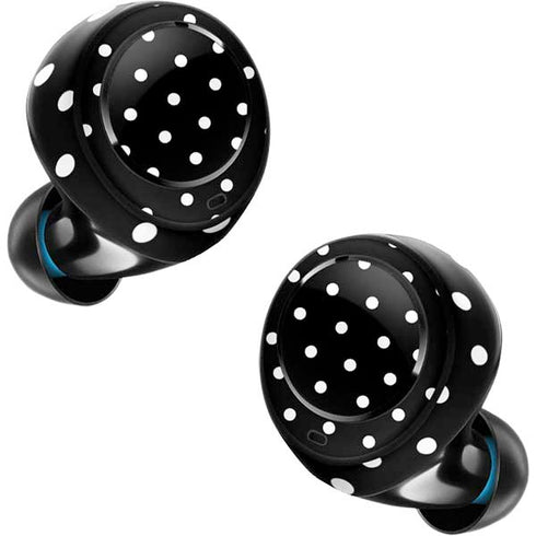 Black and White Polka Dots Amazon Echo Buds Skin
