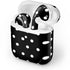 Black and White Polka Dots Apple AirPods 2 Skin