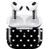 Black and White Polka Dots Apple AirPods (3rd Gen 2021) Skin