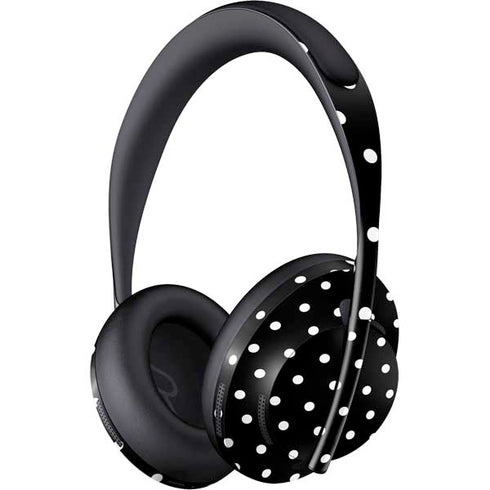 Black and White Polka Dots Bose Noise Cancelling Headphones 700 Skin