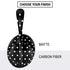 Black and White Polka Dots Bose Noise Cancelling Headphones 700 Skin