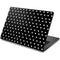 Black and White Polka Dots Dell Chromebook Skin