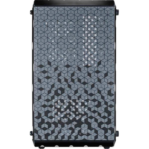 Black and White Polka Dots Cooler Master MasterBox Q300L Mini Tower Skin