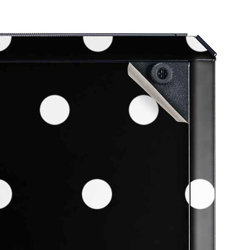 Black and White Polka Dots Cooler Master MasterBox Q300L Mini Tower Skin