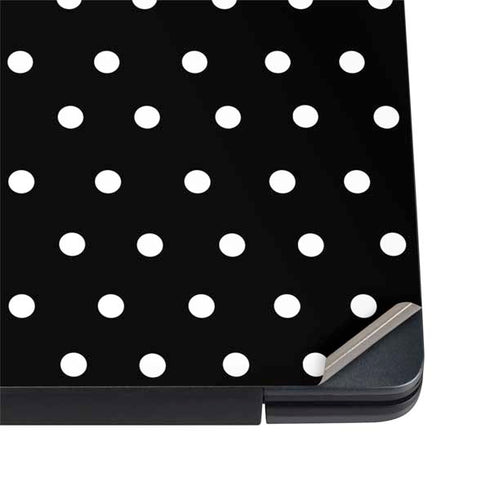 Black and White Polka Dots Dell Vostro Skin