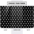 Black and White Polka Dots Dell Vostro Skin