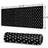 Black and White Polka Dots Gaming Mouse Pad