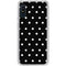 Black and White Polka Dots Galaxy A10e Clear Case