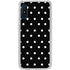 Black and White Polka Dots Galaxy A10e Clear Case