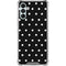 Black and White Polka Dots Galaxy A13 5G Clear Case