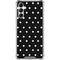Black and White Polka Dots Galaxy A14 5G Clear Case