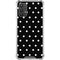 Black and White Polka Dots Galaxy A32 5G Clear Case