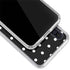 Black and White Polka Dots Galaxy A50 Clear Case