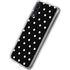 Black and White Polka Dots Galaxy A50 Clear Case