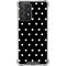 Black and White Polka Dots Galaxy A52 5G Clear Case