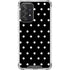 Black and White Polka Dots Galaxy A52 5G Clear Case