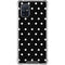 Black and White Polka Dots Galaxy A71 5G Clear Case