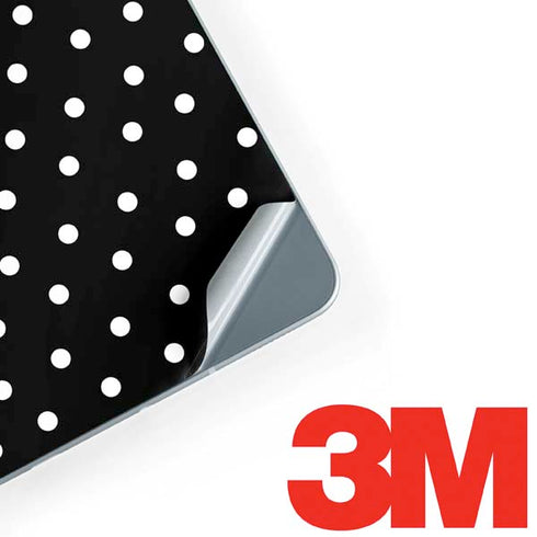 Black and White Polka Dots Galaxy Book 12in Skin