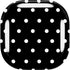 Black and White Polka Dots Galaxy Buds Live Skin