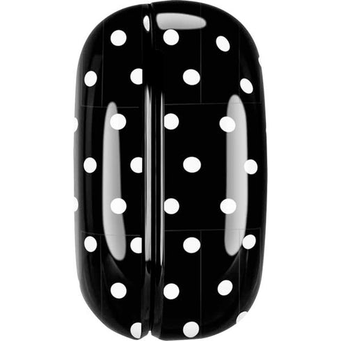 Black and White Polka Dots Galaxy Buds Live Skin