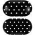 Black and White Polka Dots Galaxy Buds Skin