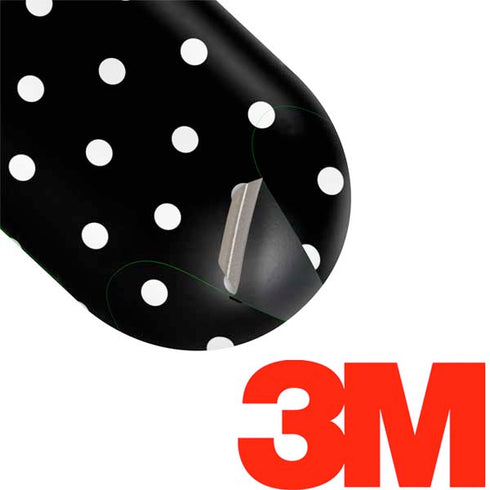 Black and White Polka Dots Galaxy Buds Skin