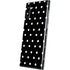 Black and White Polka Dots Galaxy Note 10 Skin