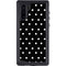 Black and White Polka Dots Galaxy Note 10 Waterproof Case