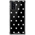 Black and White Polka Dots Galaxy Note20 5G Clear Case