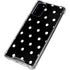 Black and White Polka Dots Galaxy Note20 5G Clear Case