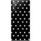 Black and White Polka Dots Galaxy Note20 5G Skin