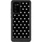 Black and White Polka Dots Galaxy Note20 5G Waterproof Case