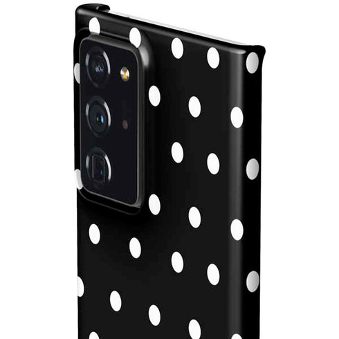 Black and White Polka Dots Galaxy Note20 Ultra 5G Lite Case
