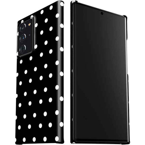 Black and White Polka Dots Galaxy Note20 Ultra 5G Lite Case