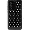 Black and White Polka Dots Galaxy Note20 Ultra 5G Waterproof Case