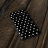 Black and White Polka Dots Galaxy S10 Skin