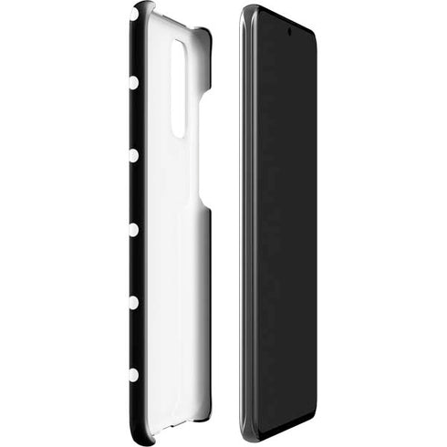 Black and White Polka Dots Galaxy S20 Lite Case