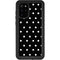 Black and White Polka Dots Galaxy S20 Plus Waterproof Case