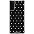 Black and White Polka Dots Galaxy S21 FE Clear Case