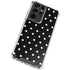 Black and White Polka Dots Galaxy S21 Ultra 5G Clear Case